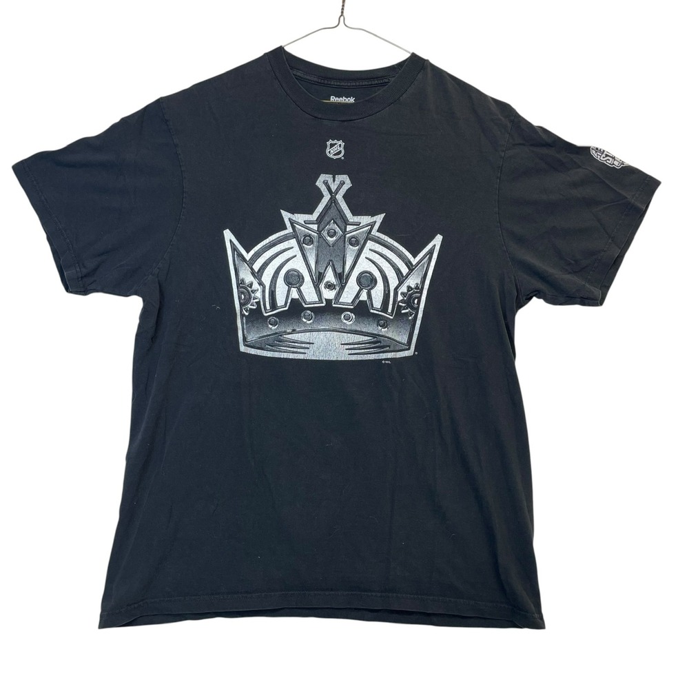 Los Angeles Kings NHL Reebok Shirt Black XL Doughty 8 2014 Stadium Series Crown